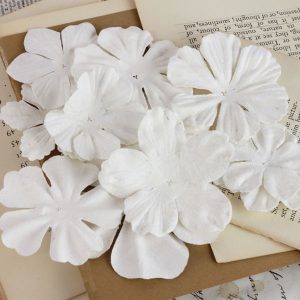 Prima Marketing - Art Basics - White Puccini Flowers (655350561277)
