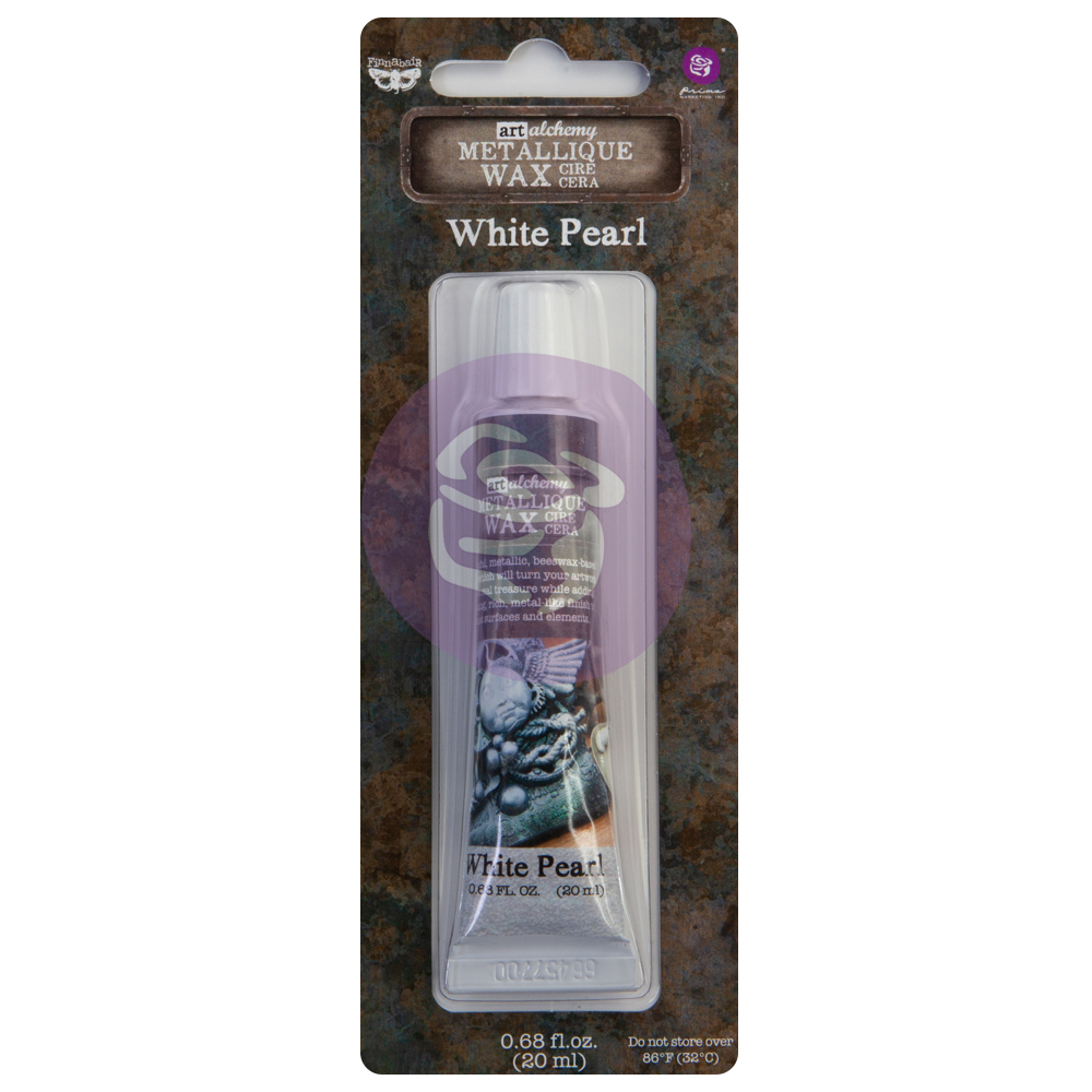 Finnabair Art Alchemy - Metallique Wax - White Pearl (655350968380)