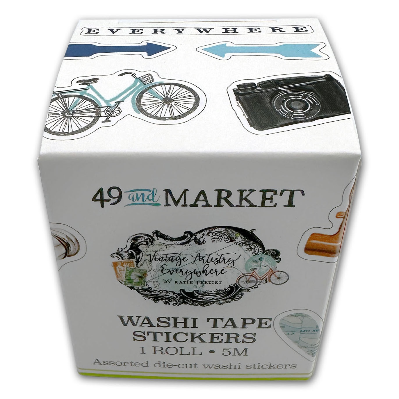 49&Market - Vintage Artistry - Washi Sticker Roll - Everywhere (VAE40827)