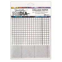 Dina Wakley MEDIA Collage Paper - Grids (MDA81821)