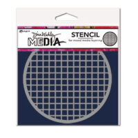 Dina Wakley MEDIA Stencils - Coasters1 (MDS81586)