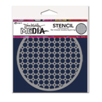 Dina Wakley MEDIA Stencils - Coasters2 (MDS82101)