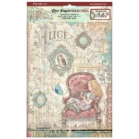Stamperia A4 Rice paper pack - Alice Forever (DFSA4XAL)