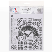 Ciao Bella - Texture Stencil - Keep Secrets (MS8-003)