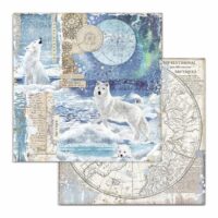 Stamperia Scrapbooking 12"x12" Double face sheet - Wolf  (SBB733)
