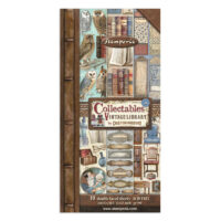 Stamperia Collectables 10 sheets 15x30.5cm - Vintage Library (SBBV22)