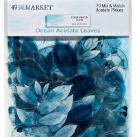 49&Market - Colour Swatch - Ocean - Acetate Leaves (CSO41299)