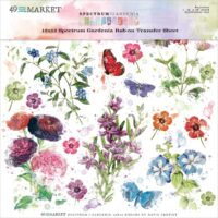 49&Market - Spectrum Gardenia Rub-Ons - 12"x12" (SG23701)