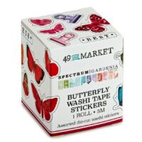 49&Market - Spectrum Gardenia - Washi Sticker Roll - Butterfly (SG23770)