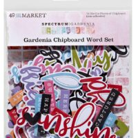 49&Market - Spectrum Gardenia - Chipboard Word Set (SG23794)