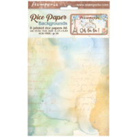 Stamperia A6 Rice paper pack - Create Happiness - Oh La La (DFSAK6002)