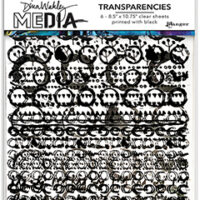 Dina Wakley MEDIA Transparencies - Pattern Play Set 2  (MDA82064)