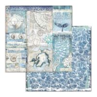 Stamperia Scrapbooking 12"x12" Double face sheet - Shells  (SBB731)