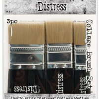 Tim Holtz Distress Collage Brush 3PK Assorted (TDA50896)