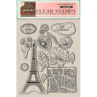 Stamperia Acrylic stamp - Create Happiness - Oh La La - Tour Eiffel (WTK174)