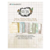 49&Market -  Nature Study - 6 x 8 Paper Pack - Ledgers (NS41695)