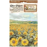 Stamperia A6 Rice paper pack - Sunflower Art (DFSAK6004)