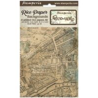 Stamperia A6 Rice paper pack - Around the world (DFSAK6005)