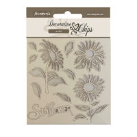 Stamperia Decorative chips - Sunflower Art (SCB169)