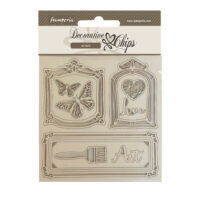 Stamperia Decorative chips - Sunflower Art frames (SCB170)