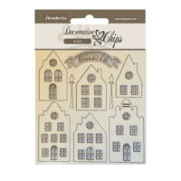 Stamperia Decorative chips - Cozy Houses (SCB179)
