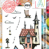 AALL and Create - Stamp - #1047 - Crazy Maison