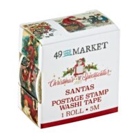 49&Market - Christmas Spectacular 2023 - Washi Roll - Postage Washi Santa  (S2323831)