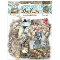 Stamperia Die cuts assorted - Songs of the Sea - ship and treasures (DFLDC85)