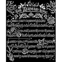 Stamperia Thick stencil - Songs of the sea - The Hermaid song (KSTD143)