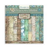 Stamperia Scrapbooking Pad 10 sheets 12" x 12" -  Maxi Background selection - Songs of the Sea (SBBL142)