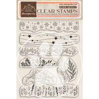 Stamperia Acrylic stamp - Create Happiness - Christmas border (WTK176)