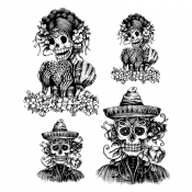 Stampers Anonymous - Day of the Dead #1 (CMS277)