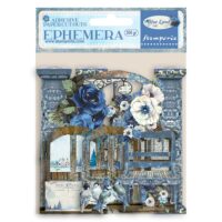 Stamperia - Ephemera - Blue Land (DFLCT22)