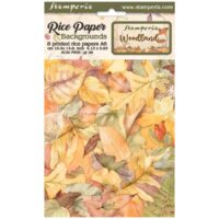 Stamperia A6 Rice paper pack - Backgrounds - Woodland (DFSAK6011)
