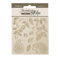 Stamperia Decorative chips - Woodland - hedgehog (SCB191)