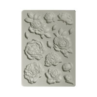 Stamperia Silicon Mould A5 - Precious - Flower corners (KACMA506)