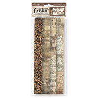 Stamperia Pack 4 sheets fabric - Coffee and chocolate (SBPLT19)