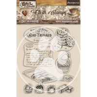 Stamperia Acrylic stamp - Coffee and chocolate - chocolate elements (WTK186)