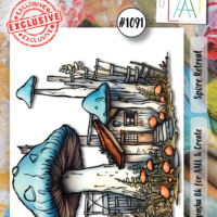 AALL and Create - Stamp - #1091 - Spore Retreat