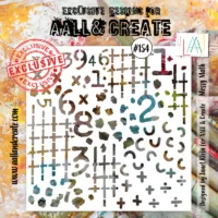 AALL and Create - Stencil - #154 - Messy Math