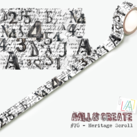 AALL and Create - Washi - #76 - Heritage Scroll