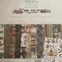 Mintay Papers - Paper Pad  12" x 12" - Mr Fix It (MT-FIX-07)