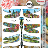 AALL and Create - Stamp - #1107 - Wingbrushed Dreams