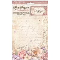 Stamperia A6 Rice paper pack - Backgrounds - Romance Forever (DFSAK6014)