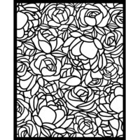 Stamperia Thick stencil - Romance Forever rose pattern (KSTD152)