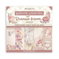 Stamperia Scrapbooking Pad 10 sheets 12" x 12" - Romance Forever (SBBL146)
