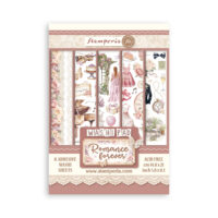 Stamperia A5 Washi pad - 8 sheets - Romance Forever (SBW02)