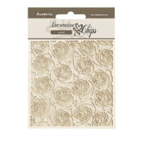 Stamperia Decorative chips - Romance Forever pattern (SCB201)