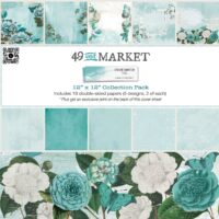 49 and Market -  Colour Swatch - Teal - 12 x 12 Paper Pack  (TCS26214)