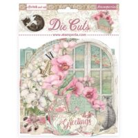 Stamperia Die cuts assorted - Orchids and Cats  (DFLDC93) - PREORDER
